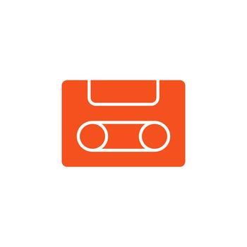 Professional sound button solid icon for web development vector