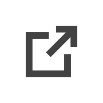 Secure URL link solid icon for network security vector