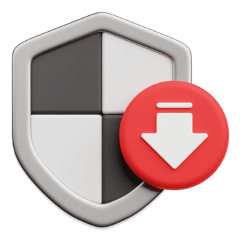 verringern Schild 3d Symbol isoliert auf transparent Hintergrund png