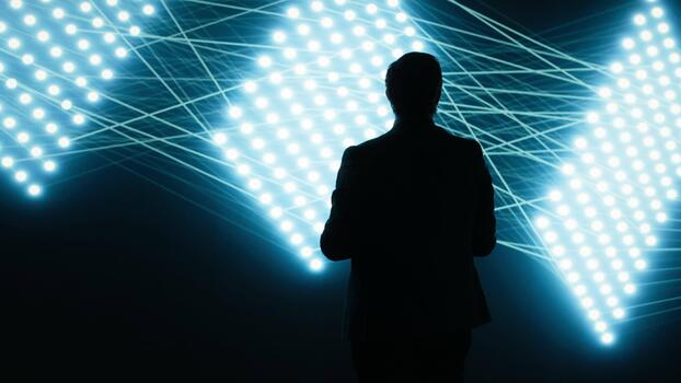 programador mejora ai neural red profundo aprendizaje algoritmos utilizando tableta. software desarrollador optimiza artificial inteligencia generativo modelo para Más rápido datos Procesando, cámara si video