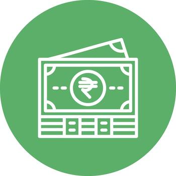 India notas creativo negrita usuario interfaz elemento vector