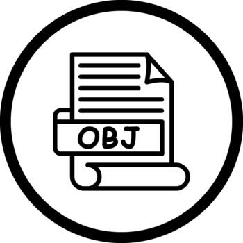 OBJ Dynamic Product Interface Design vector