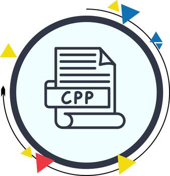CPP Premium Flat High Resolution Design vector