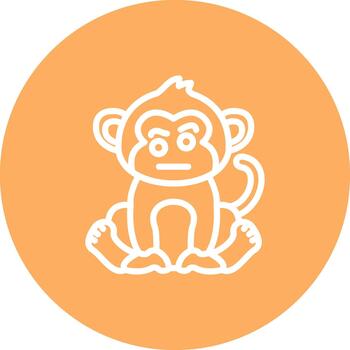 Monkey Eyebrows Creative Bold User Interface Element vector
