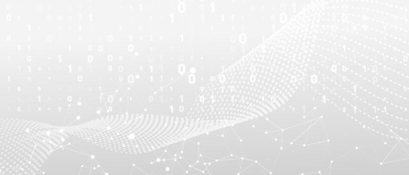 Abstract Binary Data Flow Technology Network Background 0s, 1s vector