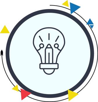 Creativity Dynamic Sharp Interface Design Feature vector
