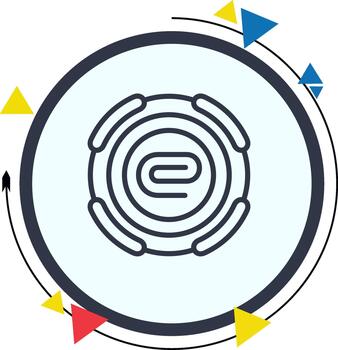 adjunto archivo dinámica agudo interfaz diseño característica vector