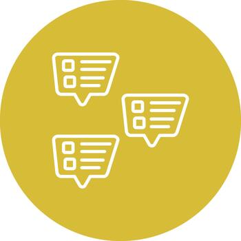 Comment Thread Elegant Clean Web Art Composition vector