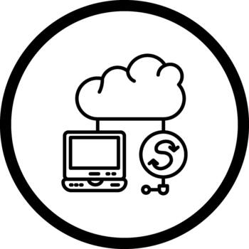 Cloud DevOps Balanced Modern User Interface vector