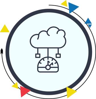 Cloud Performance Dynamic Sharp Interface Design Feature vector
