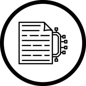 Machine Learning Creative Functional Digital Artwork vector