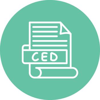 CED Creative Balanced Interface Form vector