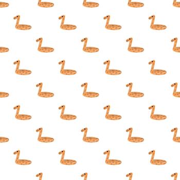 Giraffe pool float texture creating a summer pattern vector