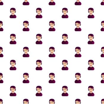 Customer support call center agent pattern backdrop vector