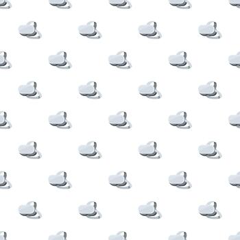 Virtual reality headset device seamless pattern background vector