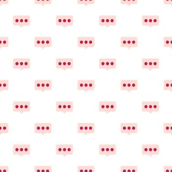 repitiendo rojo mecanografía puntos charla mensaje modelo vector