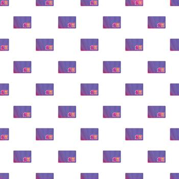 Sim card pattern creating technology seamless background vector