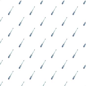 Screwdriver pattern creating a seamless background texture vector