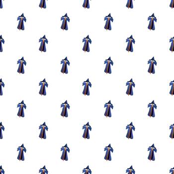 Wizard or witch hat seamless pattern vector