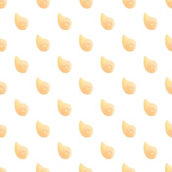 Small shell pattern repeating background design vector