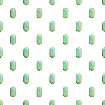 repitiendo verde rectangular piedras preciosas modelo antecedentes vector