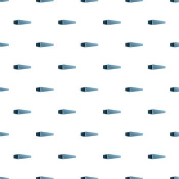 Repeating structural metal profile shape pattern vector