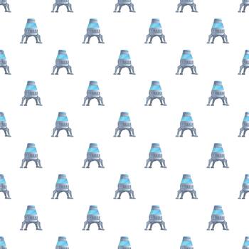 Lunar module space engineering repeating pattern background vector