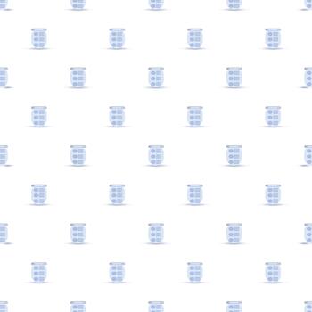 Browser window interface web page seamless pattern vector