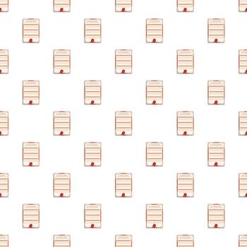 Standard document flat pattern background repeating design vector