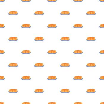 tortita apilar con arce jarabe sin costura modelo vector