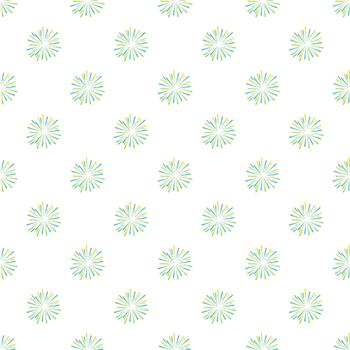 Exploding fireworks creating seamless pattern background vector