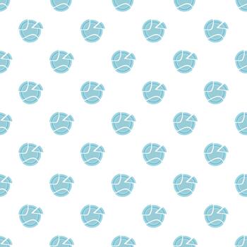 Blue broken pie chart data visualization pattern vector