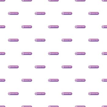Quick tips button pattern seamless background vector