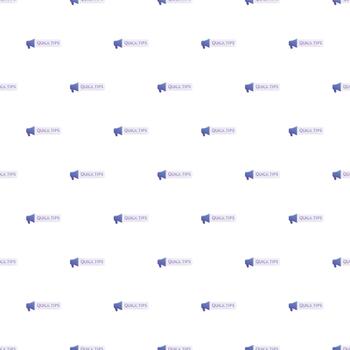 Quick tips message pattern announcing helpful advice vector
