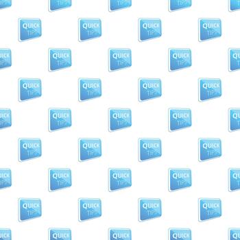 Quick tips button seamless pattern background vector