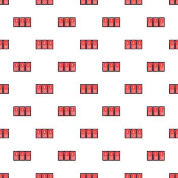 Red electric toggle switch power button pattern vector