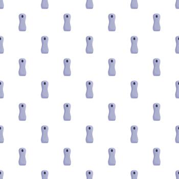 Wireless computer mouse seamless repeating pattern background vector