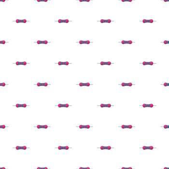 Resistor electronic component seamless repeating pattern background vector