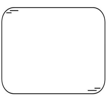 Rounded Rectangle Frame vector
