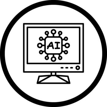 AI Unique Web Interface Layout vector