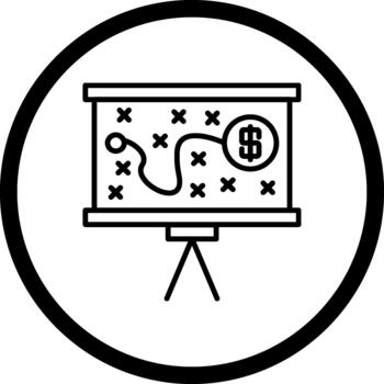 Strategy Board Creative Flat Web Design vector