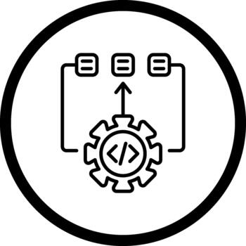 algoritmo elegante limpiar digital ilustración vector