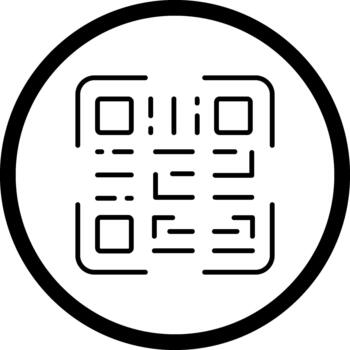 qr código dinámica creativo característica vector