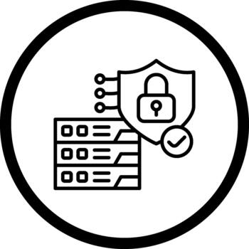 datos seguridad elegante limpiar usuario interfaz vector