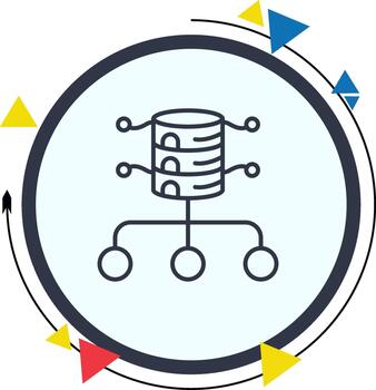 Hosting Balanced Smooth User Interface Layout vector