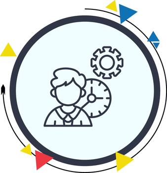 Worker Dynamic High Resolution Artwork vector