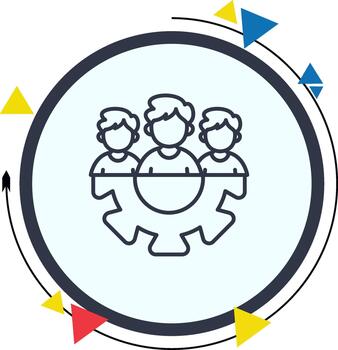 Development High Resolution Flat Graphic Object vector