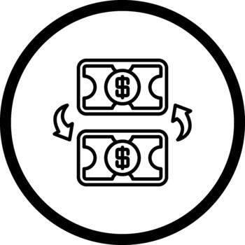 intercambiar mínimo plano interfaz diseño vector