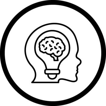 inteligencia dinámica creativo marca elemento vector