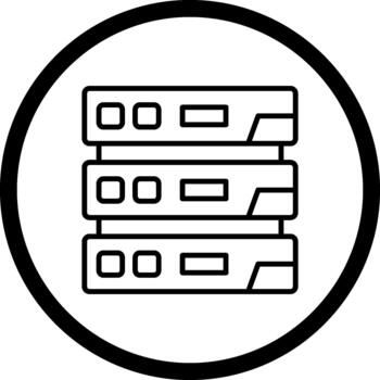 servidor negrita limpiar web interfaz vector